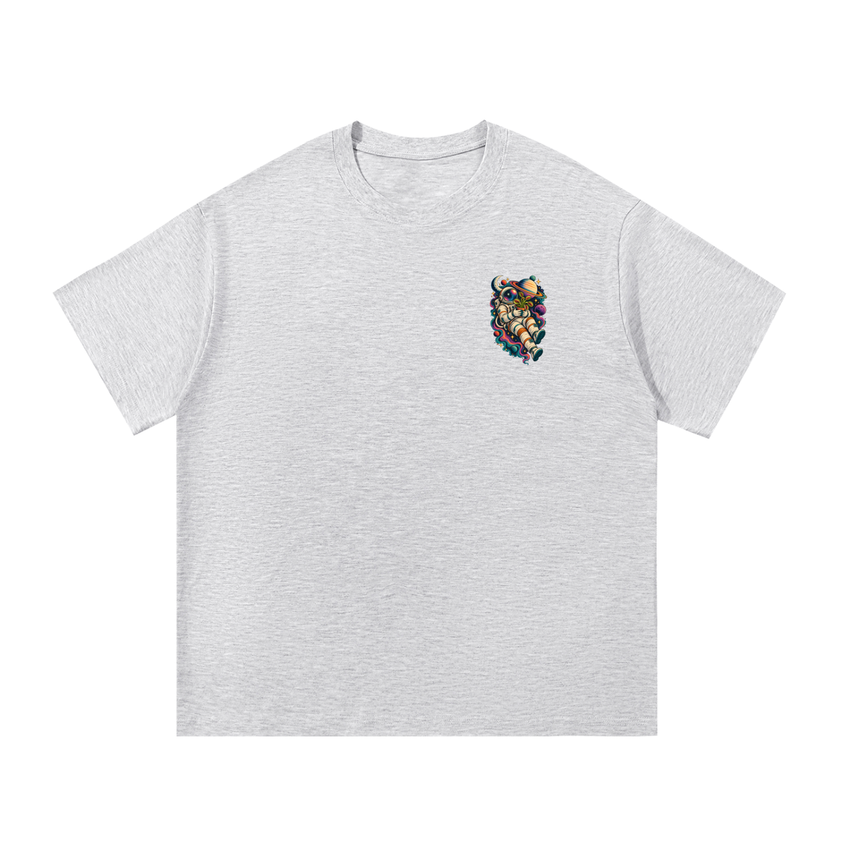Venus Flytrap In Space Oversized T-Shirt – Carnivorous Plant Galaxy Graphic Tee, Unisex Streetwear