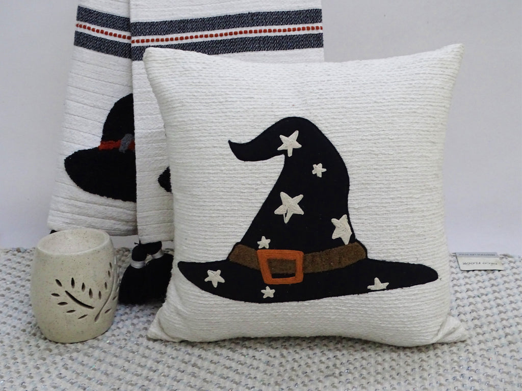 Witches Hat Halloween Decorative Throw Pillow 20" x 20"