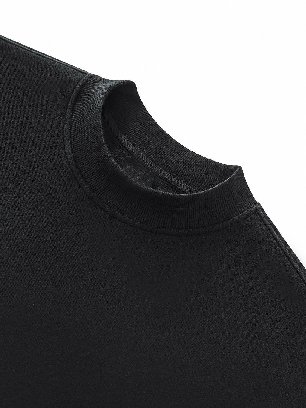 I Live Here Now Fleece Side Slit Crewneck Sweatshirt