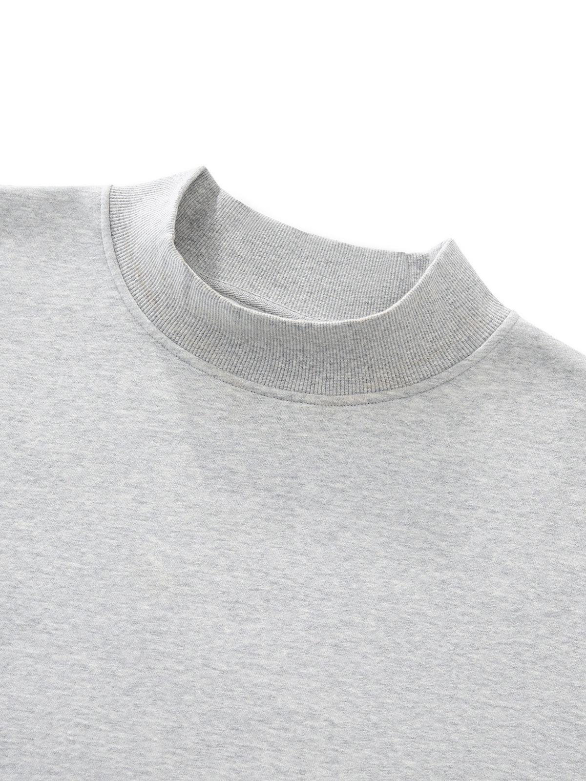 Venus Flytrap Line Art Fleece Mock-Neck Sweatshirt – Minimalist Carnivorous Plant Pullover